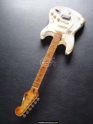 Fender Squier Series Stratocaster Heavy Relic Vintage White (SOLD) - Image 10