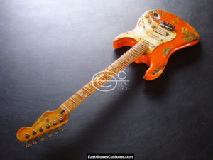 Fender Stratocaster Heavy Relic Orange H/S/S (SOLD) - Image 10