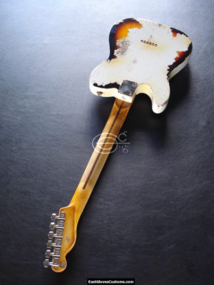 Fender Telecaster 60Th Anniversary Diamond Series Heavy Relic White/Sunburst (SOLD) - Image 12
