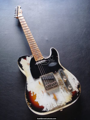 Fender Telecaster 60Th Anniversary Diamond Series Heavy Relic White/Sunburst (SOLD) - Image 8