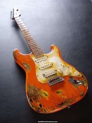 Fender Stratocaster Heavy Relic Orange H/S/S (SOLD) - Image 3