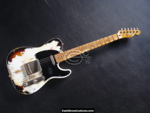 Fender Telecaster 60Th Anniversary Diamond Series Heavy Relic White/Sunburst (SOLD) - Image 3
