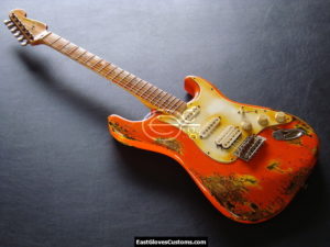Fender Stratocaster Heavy Relic Orange H/S/S (SOLD) - Image 8