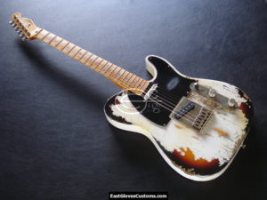 Fender Telecaster 60Th Anniversary Diamond Series Heavy Relic White/Sunburst (SOLD) - Image 4