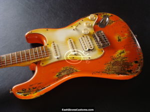 Fender Stratocaster Heavy Relic Orange H/S/S (SOLD) - Image 6
