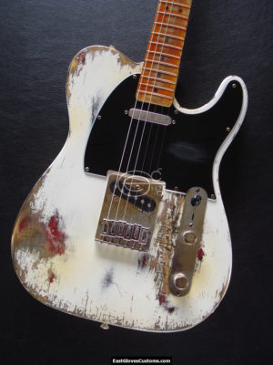 Fender Telecaster Heavy 60Th Anniversary Relic White (SOLD) - Image 7