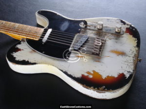 Fender Telecaster 60Th Anniversary Diamond Series Heavy Relic White/Sunburst (SOLD) - Image 5