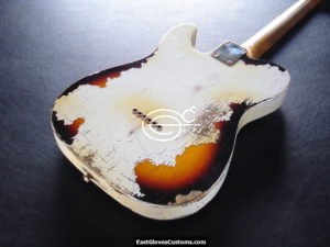 Fender Telecaster 60Th Anniversary Diamond Series Heavy Relic White/Sunburst (SOLD) - Image 6