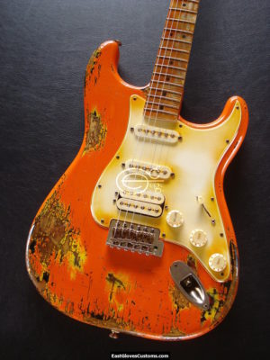 Fender Stratocaster Heavy Relic Orange H/S/S (SOLD) - Image 4