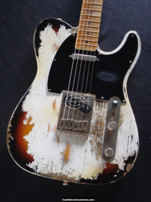 Fender Telecaster 60Th Anniversary Diamond Series Heavy Relic White/Sunburst (SOLD) - Image 9