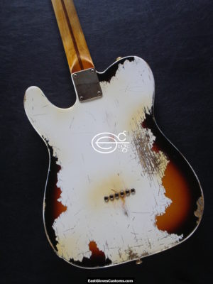 Fender Telecaster 60Th Anniversary Diamond Series Heavy Relic White/Sunburst (SOLD) - Image 10