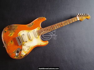 Fender Stratocaster Heavy Relic Orange H/S/S (SOLD) - Image 9