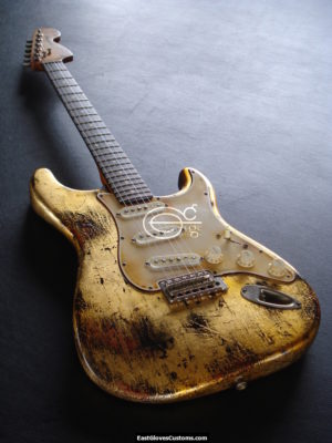 Fender Stratocaster American Custom Shop Texas Special Pickups Relic Gold Edition (SOLD) - Image 3