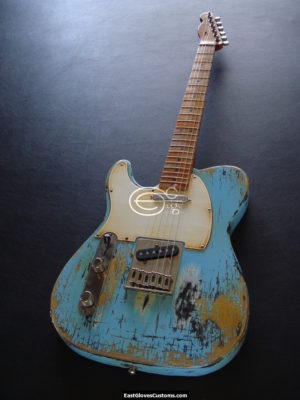 Fender Telecaster Heavy Relic Daphne Blue (SOLD) - Image 2