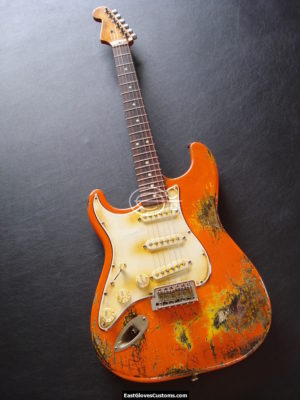 Fender Stratocaster Heavy Relic Orange [Left Handed] (SOLD) - Image 4