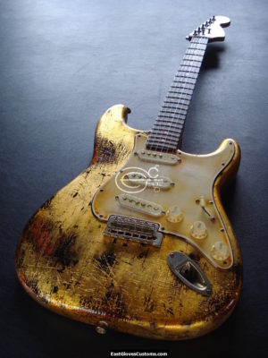 Fender Stratocaster American Custom Shop Texas Special Pickups Relic Gold Edition (SOLD) - Image 2