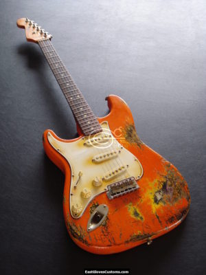 Fender Stratocaster Heavy Relic Orange [Left Handed] (SOLD) - Image 2