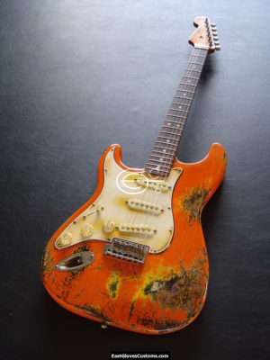 Fender Stratocaster Heavy Relic Orange [Left Handed] (SOLD) - Image 3