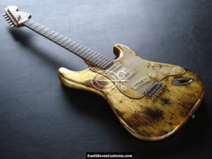 Fender Stratocaster American Custom Shop Texas Special Pickups Relic Gold Edition (SOLD) - Image 8