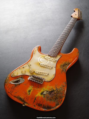 Fender Stratocaster Heavy Relic Orange [Left Handed] (SOLD)