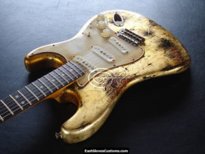 Fender Stratocaster American Custom Shop Texas Special Pickups Relic Gold Edition (SOLD) - Image 7