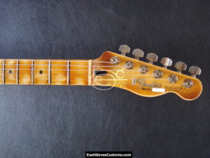 Fender Telecaster Daphne Blue on Sunburst Aged Relic (SOLD) - Image 12