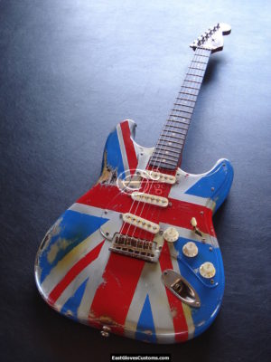 Fender Stratocaster Union Jack British Flag Aged Relic (SOLD) - Image 4