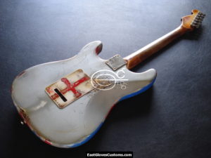 Fender Stratocaster Union Jack British Flag Aged Relic (SOLD) - Image 6