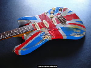 Fender Stratocaster Union Jack British Flag Aged Relic (SOLD) - Image 7