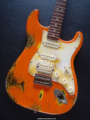 Fender Stratocaster Heavy Relic Orange H/S/S (SOLD) - Image 4