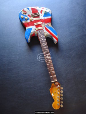Fender Stratocaster Union Jack British Flag Aged Relic (SOLD) - Image 9