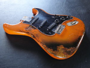 Fender Stratocaster Relic Orange Allparts Replacement Body Made in USA (SOLD) - Image 7