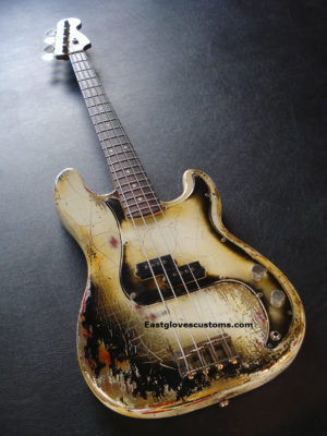 Fender Precision Bass Relic Ivory & Ebony Customshop 59 Pickups (Amazing details) (SOLD)