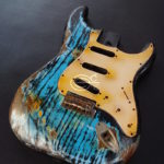 Fender Stratocaster Heavy Relic Blue Zebra Allparts Replacement Body Made in USA (SOLD)