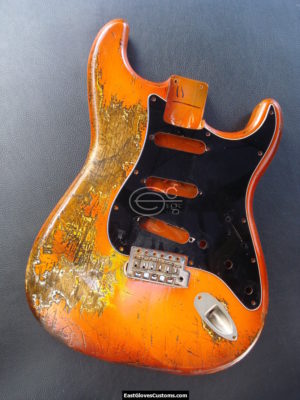 Fender Stratocaster Heavy Relic Orange Allparts Replacement Body Made in USA (SOLD) - Image 3