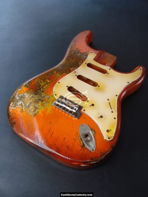 Fender Stratocaster Heavy Relic Orange Allparts Replacement Body Made in USA (SOLD)