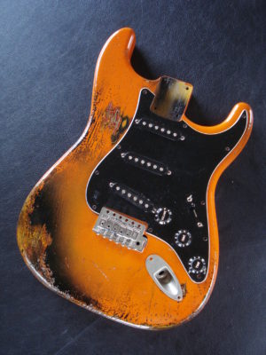 Fender Stratocaster Relic Orange Allparts Replacement Body Made in USA (SOLD) - Image 9