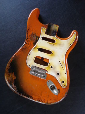 Fender Stratocaster Relic Orange Allparts Replacement Body Made in USA (SOLD) - Image 11