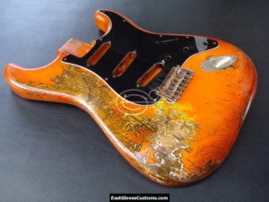 Fender Stratocaster Heavy Relic Orange Allparts Replacement Body Made in USA (SOLD) - Image 8