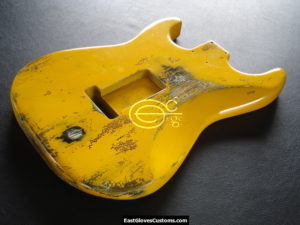 Fender Stratocaster Relic Yellow Allparts Replacement Body Made in USA (SOLD) - Image 8