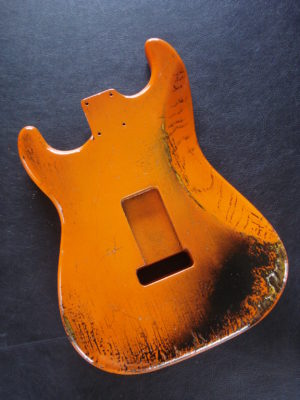 Fender Stratocaster Relic Orange Allparts Replacement Body Made in USA (SOLD) - Image 4