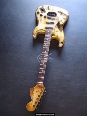 Fender Stratocaster Relic Made in Japan Gold Edition (SOLD) - Image 9