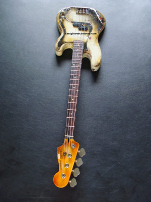 Fender Precision Bass Relic Ivory & Ebony Customshop 59 Pickups (Amazing details) (SOLD) - Image 10