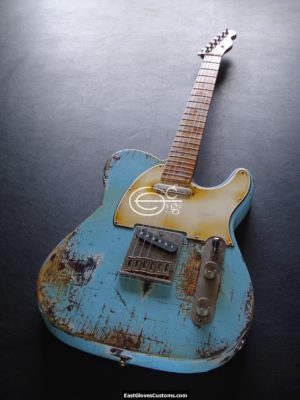 Fender Telecaster Heavy Relic Daphne Blue (SOLD) - Image 4