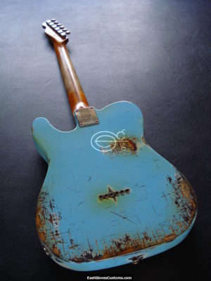 Fender Telecaster Heavy Relic Daphne Blue (SOLD) - Image 8