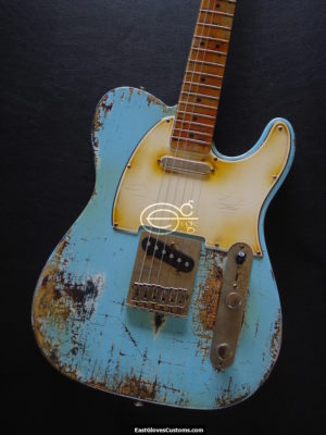 Fender Telecaster Heavy Relic Daphne Blue (SOLD) - Image 5