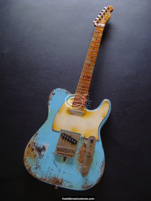 Fender Telecaster Heavy Relic Daphne Blue (SOLD) - Image 7
