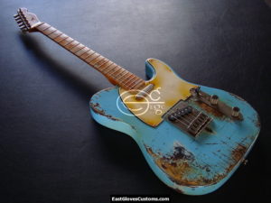 Fender Telecaster Heavy Relic Daphne Blue (SOLD) - Image 9
