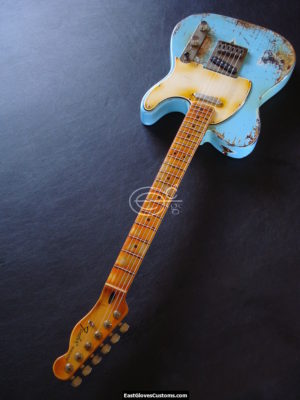 Fender Telecaster Heavy Relic Daphne Blue (SOLD) - Image 11
