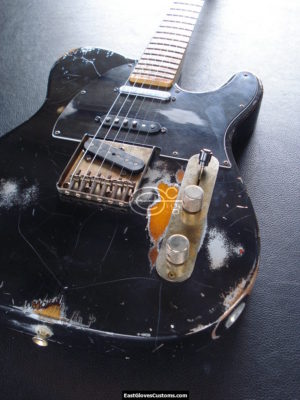 Fender Telecaster Deluxe Series Nashville Relic Black on Sunburst (SOLD) - Image 2